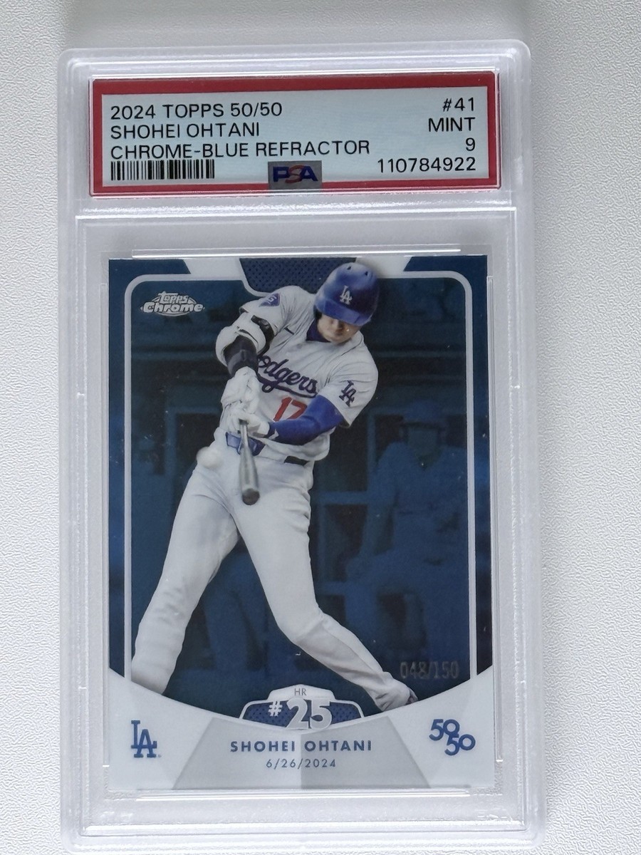 Shohei Ohtani 記念 2650/5050 2024 Topps 50/50: Shohei Ohtani - Shohei Ohtani #41 Chrome Blue