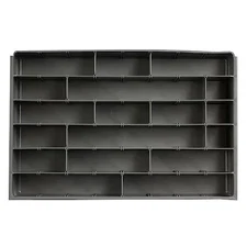 Durham Mfg 124-95-Adlh-Ind Compartment Drawer Insert With 6 Compartments,