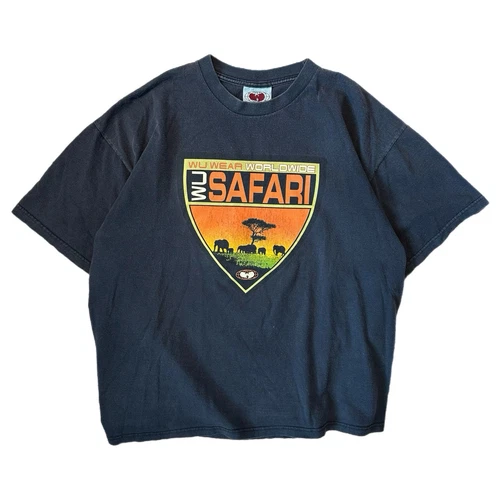 Rare Vintage Wu Tang Clan Wu Wear Safari Shirt Large Vintage vintage concert t-shirt, vintage, size L, single stitch, B+ condition