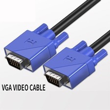 15 Pin VGA 3 6 Male to Male Cable 1080p Full HD For Computer Monitor Connection
