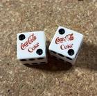 Vintage 1980s Promotional Coca-Cola Dice Set