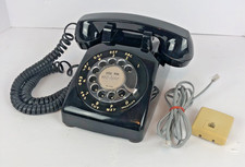 Vintage Working Western Electric Michigan Bell Black Rotary Dial Desk Phone