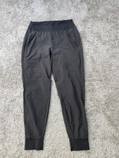 Athleta Pants Womens 6 Dark Gray Brooklyn Jogger Zip Pockets Travel Stretch