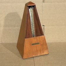 Used Vintage Seth Thomas Wooden Metronome Rhythm Windup Pyramid Parts/Repair