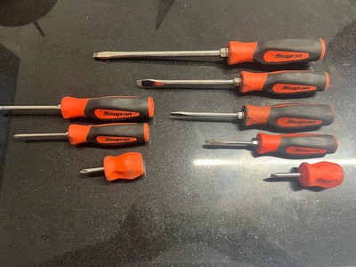 Snap On 8 Stck Instinct Soft Grip Kombination Schraubendreher Set SGDX80BR