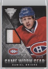 2013-14 Panini Titanium Game-Worn Gear Prime 33/50 Daniel Briere #GG-DBR 0c3