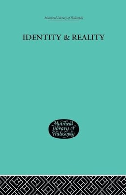 Identity & Reality by Meyerson, Emile 9780415848893 NEW Free UK Delivery