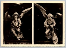 Angel Sculptures St. Jakobskirche Rothenburg ob der Tauber Vintage RPPC