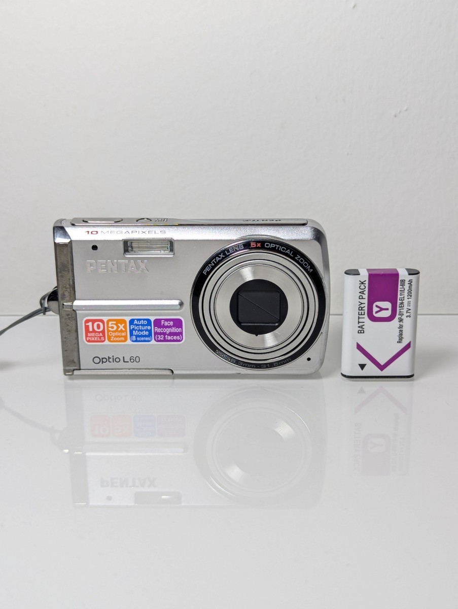 Pentax Optio L60 10.0MP Digital Camera (Tested Working) | eBay