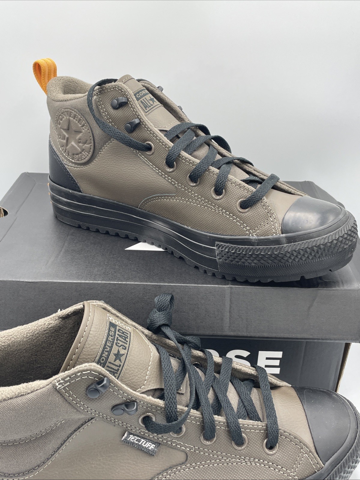 Converse Chuck Taylor Malden Street Boot Mid Brown Truffle A09492C Men's Sz 10.5