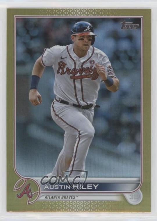 2022 Topps Series 1 Gold Foil Austin Riley #115 s7f