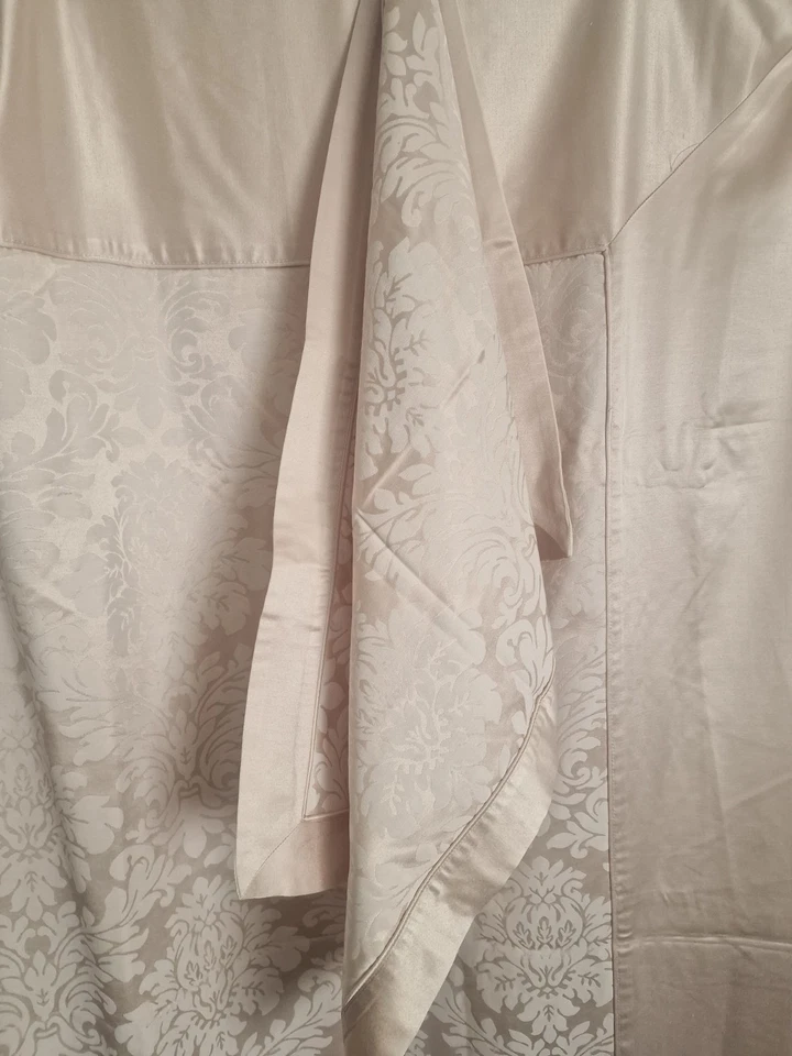 SANDERSON cream/gold Double Duvet & 2 Pillow Cases 76 X 76 Inch Satin Border - Image 3 of 4