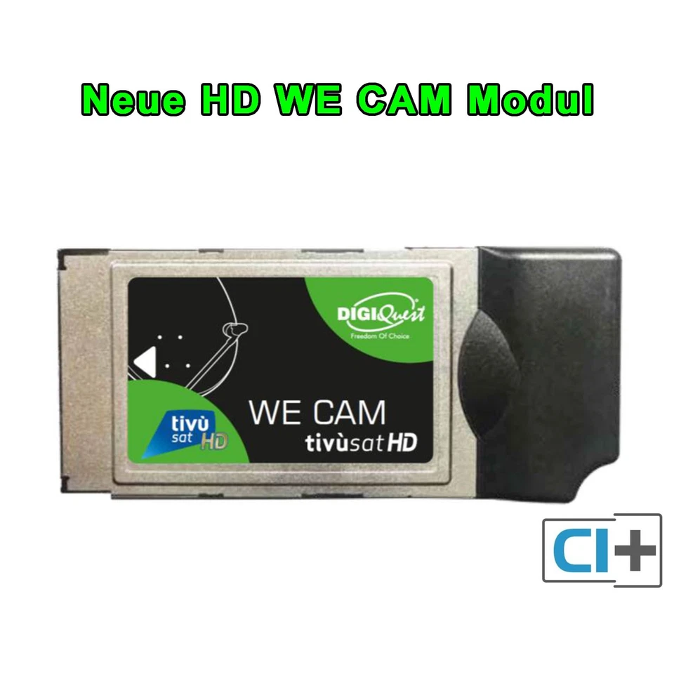 Tivusat HD Smarcam KIT inkl. AKTIVE Smart karte Rai Mediaset NEU Aktiv CI+ Modul - Bild 2 von 4