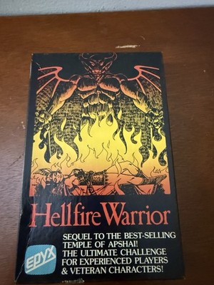Hellfire Warrior by Automated Simulations for Apple II+,IIe,c,IIgs & TRS-80 1980