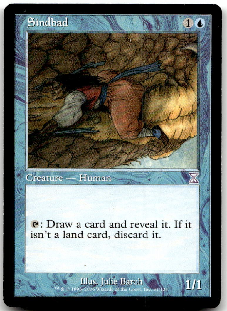 Sindbad 31 Special Timeshifted Magic: The Gathering Moderately Played