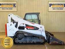 2019 BOBCAT T770 CAB HIGH FLOW SKID STEER WITH SMOOTH BUCKET, AC/HEAT AND 2 SPEE