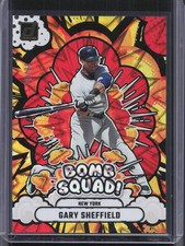 2025 Donruss #10 Gary Sheffield Bomb Squad Red Xplosion #/99