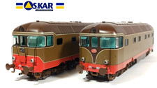 Oskar 100, FS set Locomotive D342 3002 stato di origine+D342 3001 stato anni '70