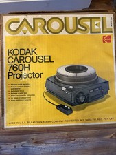 Kodak Carousel 760H 35mm Slide Projector Auto Focus Remote w/ Slide Tray TESTED