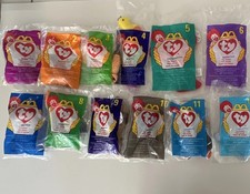 1998 McDonald s TY Teenie Beanie Babies Complete Set 12 Sealed Happy Meal Toys