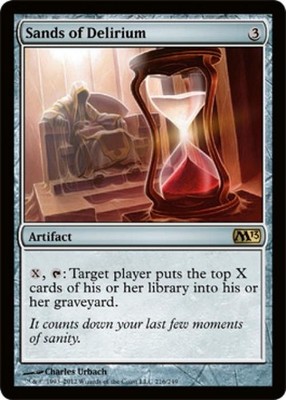 Sands of Delirium -Foil Medium Play MTG Magic 2013 Core Set