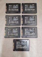 LOT OF 7 SAMSUNG 850 EVO 250GB 2.5" SATA SSD MZ-75E250 Health 90