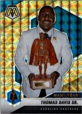 2021 Panini Mosaic Mosaic Reactive Yellow #268 Thomas Davis Sr. MOY - FB