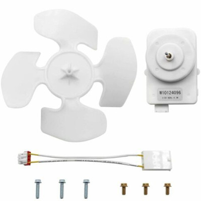 Refrigerator Condenser Fan Motor Kit for KitchenAid KTRP22EMBL00 KTRP22EMBL01