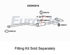 Rear Muffler Silencer Insert Exhaust System Fits Nissan X-Trail EuroFlo EXDN3016
