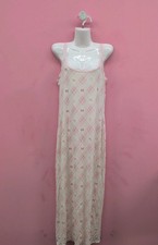 Victoria Secret Pink X LoveShackFancy Modal Midi Dress Large Tartan Icons Pink