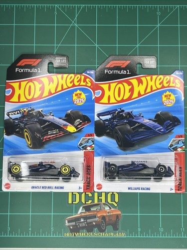 2025 Hot Wheels ๐ฅ FIRST EDITION FORMULA 1 SET ๐ฅ Red Bull & Williams Racing