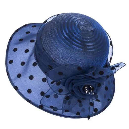 Navy Wedding Hat In Women's Formal Hats for sale | eBay