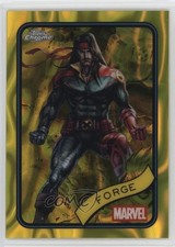 2025 Topps Chrome Marvel Comics Yellow Lava Refractor Forge #50 gh4