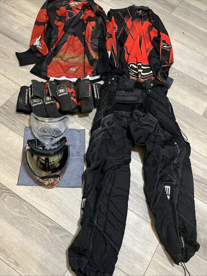 Paintball Gear Set!! Vintage JT jersey/pants/EVS Mask+ New Lenses/4+7 Pod Pack! - Image 2 of 3
