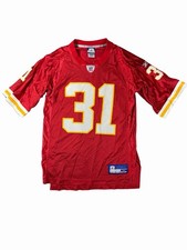 Reebok Chiefs Priest Holmes #31 Jersey Red NFL Equipment Mens M