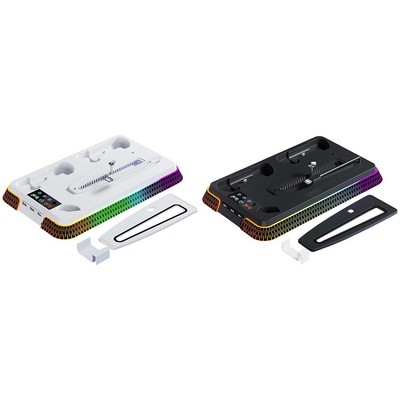 Multifunktionale Kühlstation für PS5 Slim mit vertikalem Ständer Design