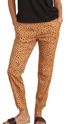 MARINE LAYER Allison Cheetah Trouser Pant Women Small Straight