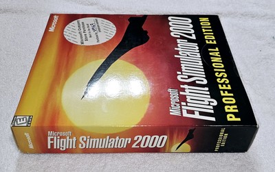 Microsoft Flight Simulator 2000 Professional Edition (PC, 1999