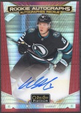 2024/25 O-Pee-Chee Platinum Will Smith Red Prism Auto /30