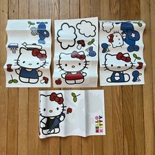 Hello Kitty Large Vinyl Wall Decal Sticker Sheets Sanrio Retro 2011 9"x7.5"