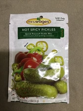 Mrs. Wages Quick Process 6.5 Oz. Hot Spicy Pickling Mix Pack of 12