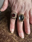 Vintage Estate Costume Jewelry Ring Lot
