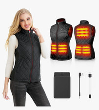 Heated Vest for Women with Battery Pack Included, Rechargeable Heated Jacket