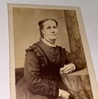 Rare Antique ID'd American Wife Mrs. Dr. A. A. Plimpton Massachusetts CDV Photo! — photo 3