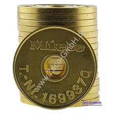 Wertmarke Miele WM 2, 1699370, Waschmarke Jeton,  10 Stück original