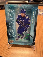 Quinn Hughes 2024-25 Upper Deck Series 2 Hockey #DZ-62: Blue Dazzlers 
