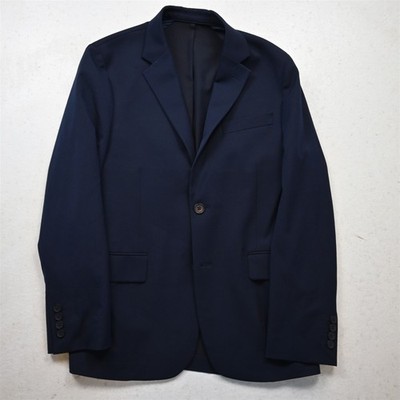 Apt 9 36S Navy Blue Slim Premier Flex Mens Blazer Suit Jacket Sport Coat