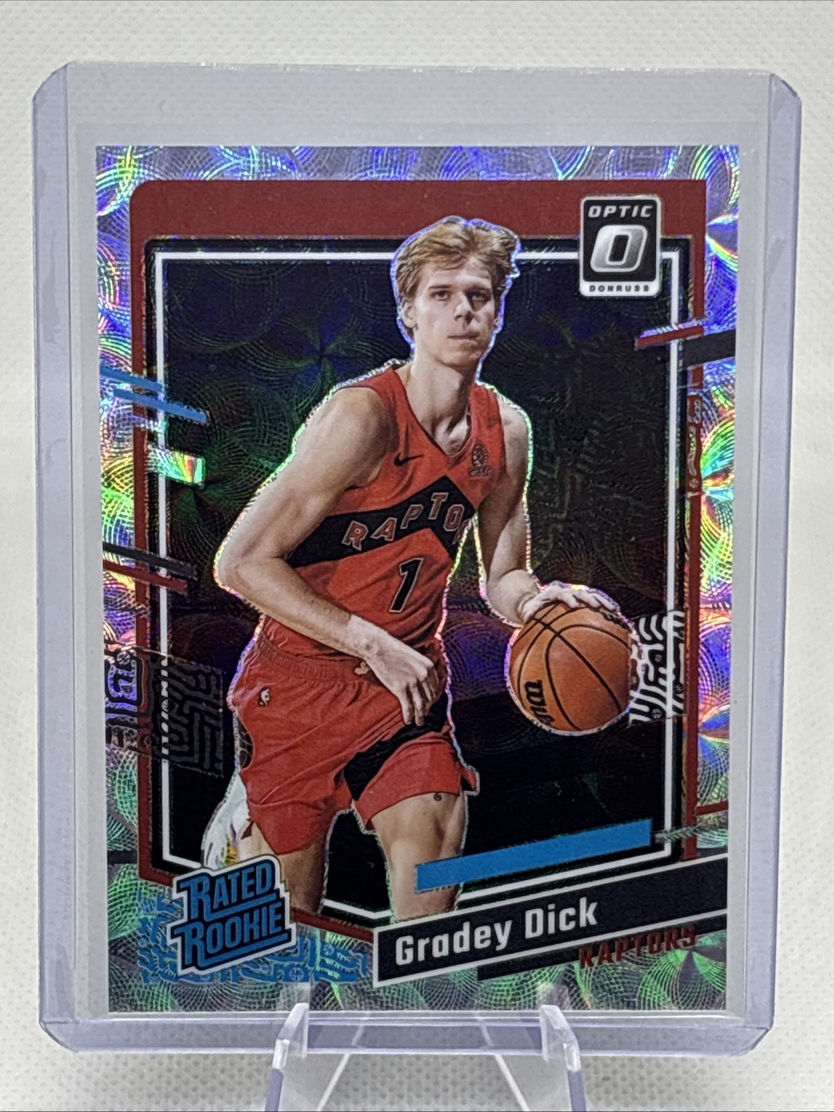 2023-24 Donruss Optic Rated Rookie Gradey Dick #212 Premium Box Set /249 Raptors