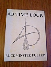 "4D Time Lock" Buckminster Fuller (1972) Paperback Lama Foundation, Ltd Ed.