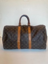 Louis Vuitton Keepall Duffle 45 Brown Canvas ...